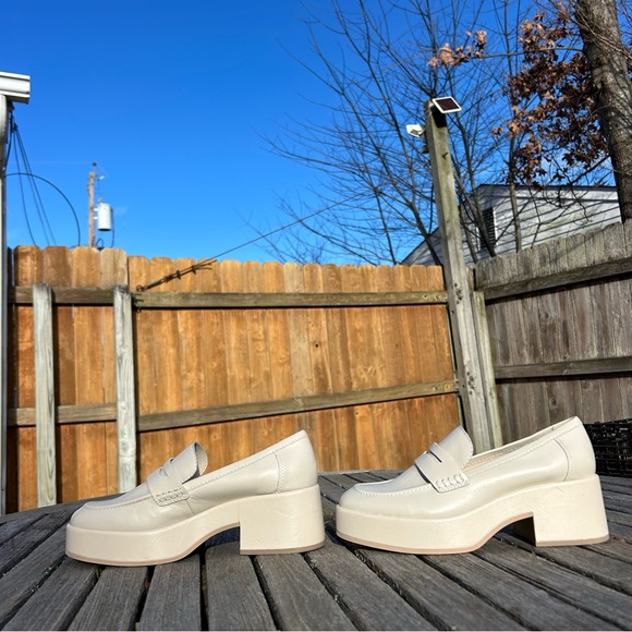 Dolce Vita Yanni Platform Loafers Leather Women's 8.5 business casual work - Picture 6 of 11